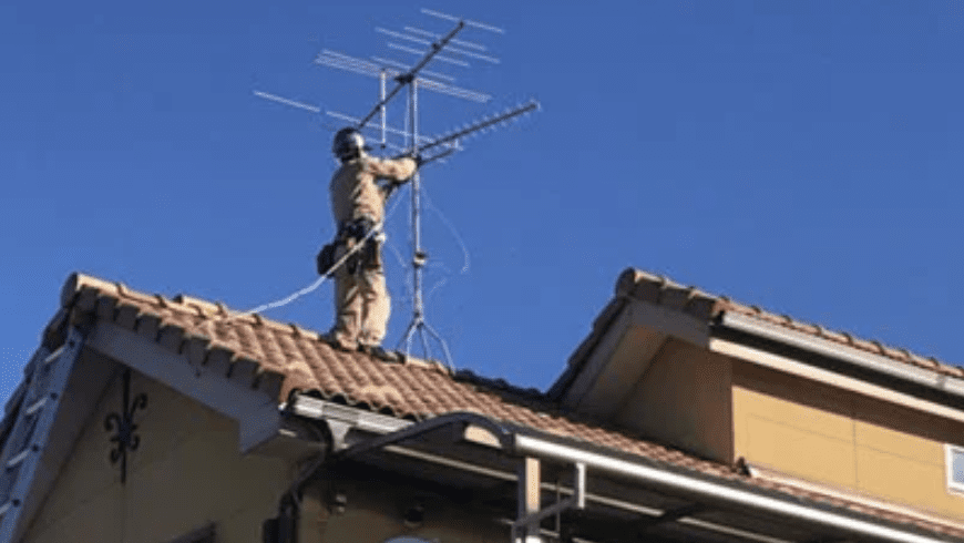 アンテナ工事会社への依頼から設置完了までの流れ