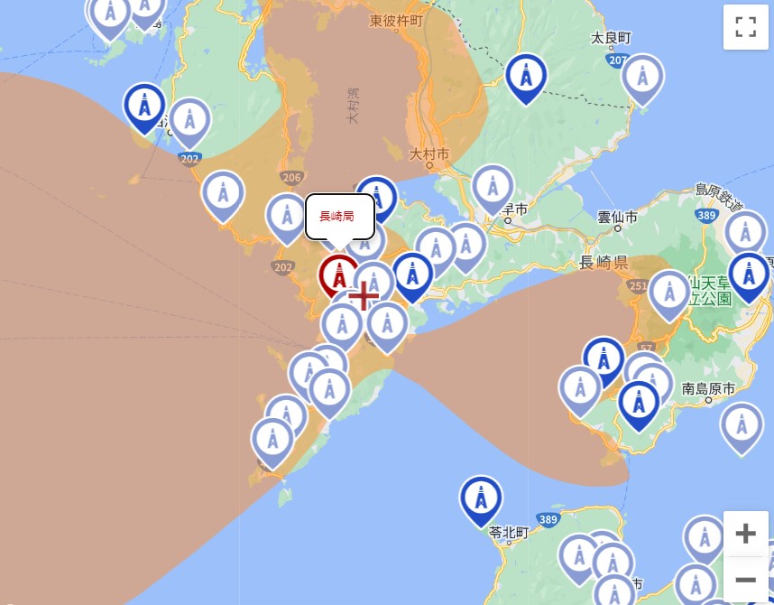 長崎市のテレビ電波事情