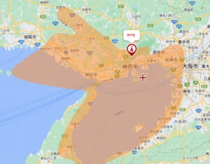 神戸局からサンテレビを受信する