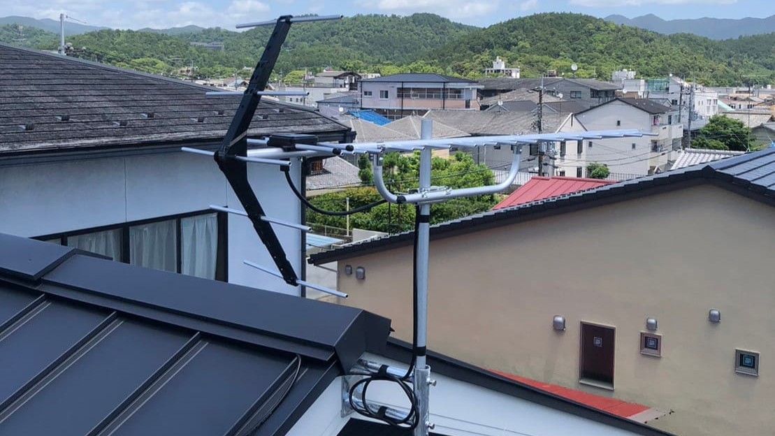 八木式アンテナの設置の流れ