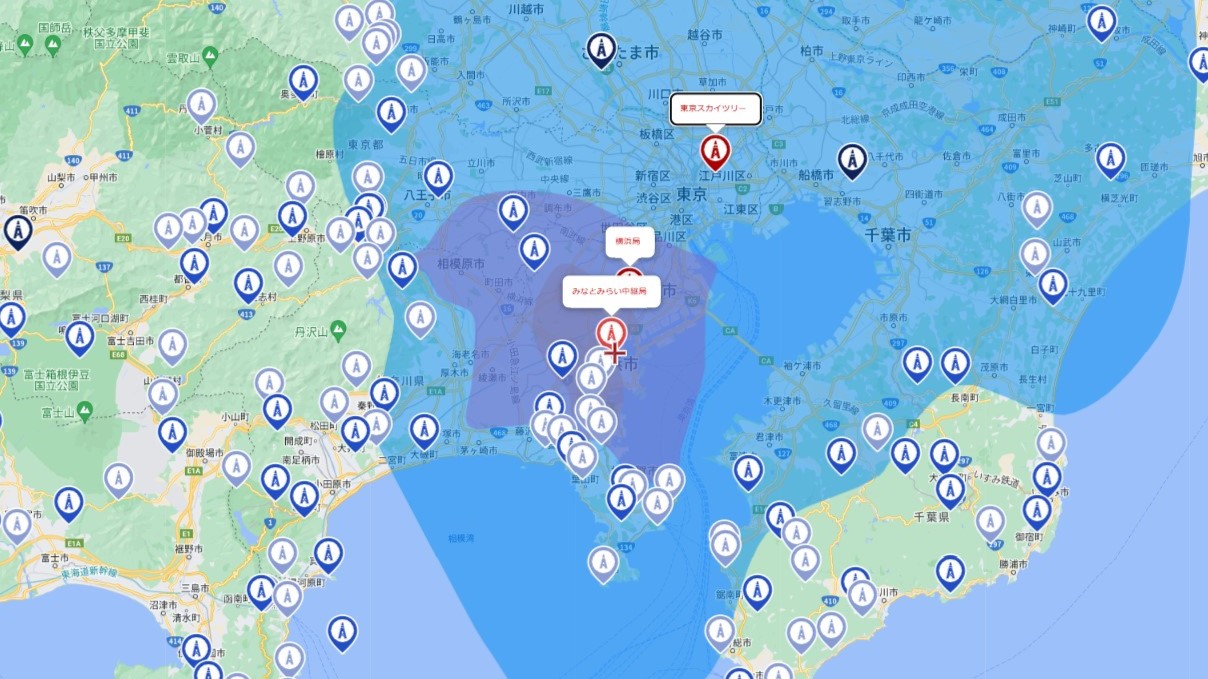 横浜市の電波事情