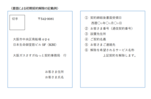 さすガねっと解約のクーリングオフの方法