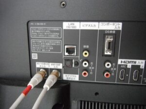 テレビアンテナケーブルのつなぎ方