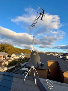 みずほアンテナによる新築テレビアンテナ工事を紹介