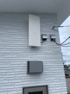 泉北ホームの住宅におけるテレビアンテナ施工例