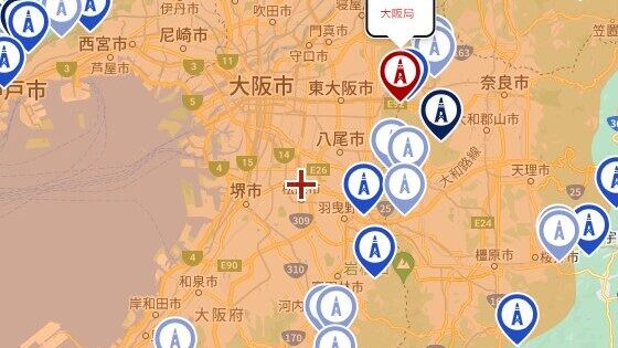 松原市の電波事情