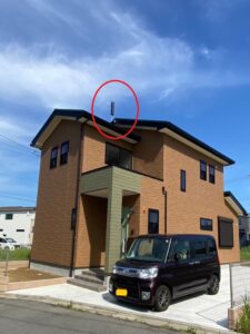 みずほアンテナによる新築戸建てのアンテナ工事を紹介！