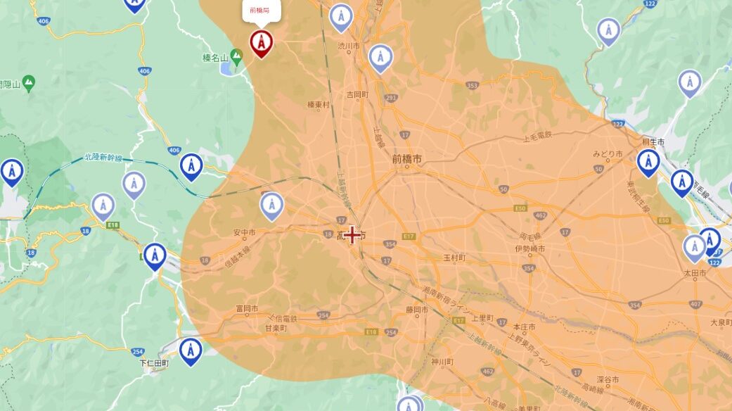 高崎市の電波事情