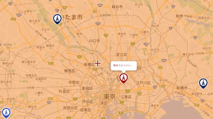 東京都北区の電波事情