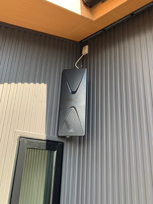 デザインアンテナ屋根裏設置