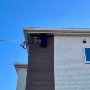 2024年12月9日　福岡県筑後市尾島Y様邸　デザインアンテナ設置工事