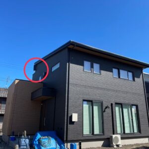 2024年12月27日 三重県伊賀市四十九町N様邸 デザインアンテナ設置工事