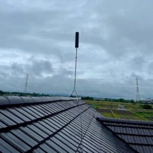 2024年12月7日　宮崎県都城市下川東H様邸　ユニコーンアンテナと4K8K対応BS/CSアンテナ設置工事