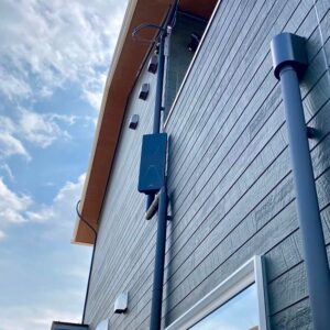 2024年12月9日　宮崎県延岡市鶴ケ丘I様邸　デザインアンテナ設置工事