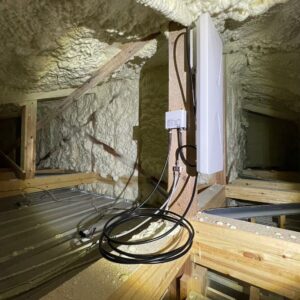 2024年12月17日　千葉県富里市七栄A様邸　デザインアンテナ設置工事