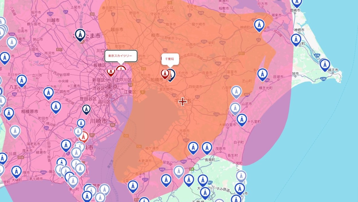 千葉市の電波事情