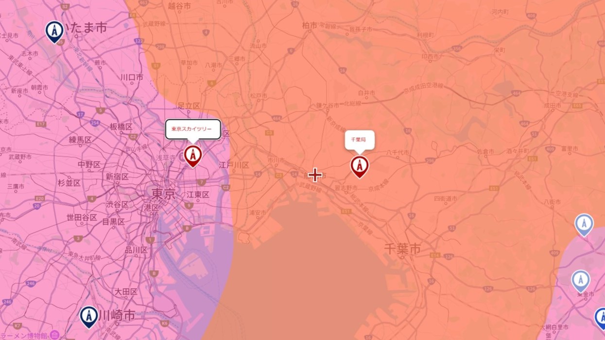 船橋市の電波事情