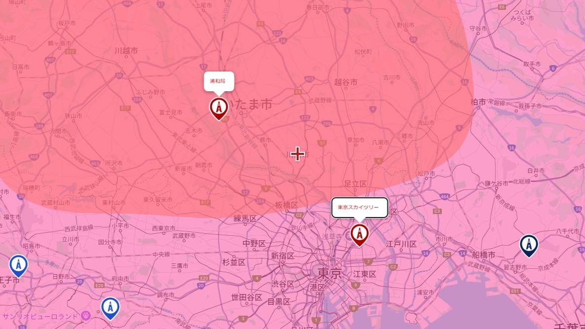 川口市の電波事情