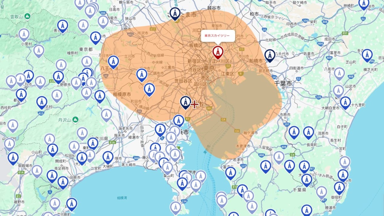川崎市の電波事情
