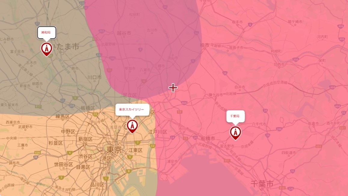 松戸市の電波事情