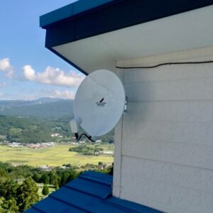 2025年2月9日　静岡県田方郡函南町畑K様邸　4K8K対応BS/CSアンテナ交換工事