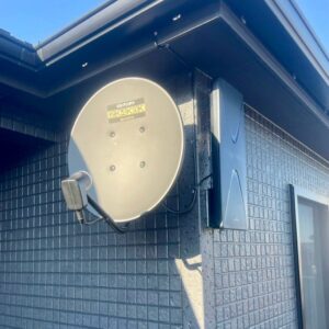 2025年3月24日　宮城県仙台市青葉区中山T様邸　デザインアンテナと4K8K対応BS/CSアンテナ設置工事