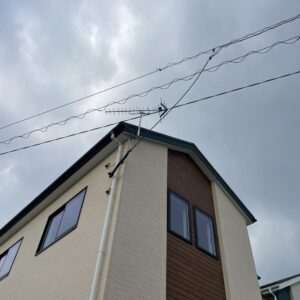 2025年4月13日 福岡県糟屋郡須恵町上須惠T様邸 UHFアンテナ設置工事