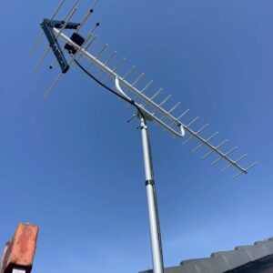 2025年4月20日　静岡県焼津市西焼津M様邸　UHFアンテナ設置工事