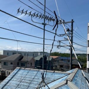 2025年5月15日　東京都昭島市宮沢町K様邸　パラスタックアンテナ交換工事
