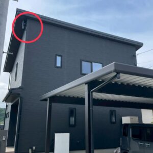2025年5月18日　岐阜県関市巾F様邸　デザインアンテナ設置工事