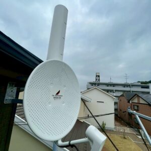 2025年5月1日　宮城県仙台市太白区向山T様邸　ユニコーンアンテナと4K8K対応BS/CSアンテナ設置工事