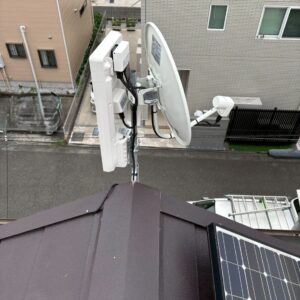 2025年6月14日　東京都あきる野市渕上S様邸　デザインアンテナ交換工事と4K8K対応BS/CSアンテナ設置工事