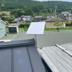 2025年6月2日 熊本県阿蘇郡西原村小森T様邸 スターリンクアンテナ設置工事