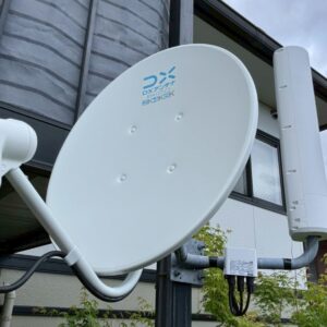 2025年5月31日　広島県広島市佐伯区河内南I様邸　ユニコーンアンテナと4K8K対応BS/CSアンテナ交換工事