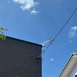 2025年6月9日　千葉県市原市光風台W様邸　UHFアンテナ設置工事