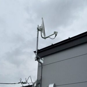 2025年5月22日　千葉県市川市柏井町M様邸　4K8K対応BSCSアンテナ設置工事