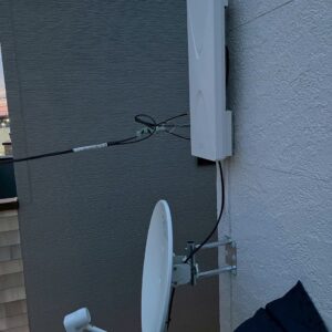 2025年6月12日　千葉県鎌ヶ谷市鎌ヶ谷S様邸　デザインアンテナと4K8K対応BS/CSアンテナ設置工事