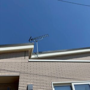 2025年6月8日　三重県三重郡川越町高松M様邸　UHFアンテナ設置工事