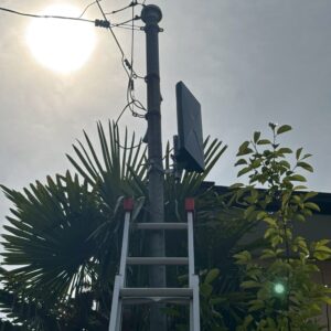 2025年6月9日　静岡県裾野市茶畑T様邸　デザインアンテナ設置工事