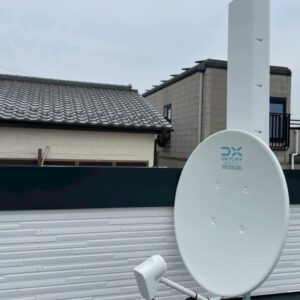 2025年6月19日　埼玉県和光市白子K様邸　ユニコーンアンテナと4K8K対応BS/CSアンテナ設置工事