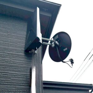 2025年6月5日　神奈川県大和市南林間C様邸　デザインアンテナと4K8K対応BS/CSアンテナ設置工事
