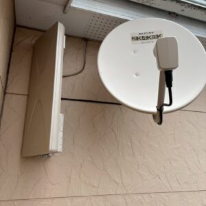 2025年7月2日　千葉県千葉市稲毛区小深町T様邸　デザインアンテナと4K8K対応BS/CSアンテナ設置工事