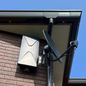 2025年7月8日　神奈川県茅ヶ崎市浜須賀S様邸　デザインアンテナと4K8K対応BS/CSアンテナ設置工事