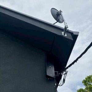 2025年6月29日　神奈川県川崎市宮前区土橋E様邸　デザインアンテナと4K8K対応BS/CSアンテナ設置工事