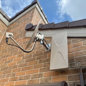 2025年6月26日　埼玉県さいたま市岩槻区並木I様邸　デザインアンテナと4K8K対応BS/CSアンテナ設置工事