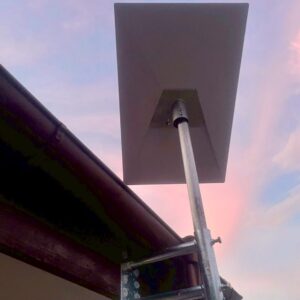 2025年8月1日 埼玉県入間郡越生町大満Y様邸 スターリンクアンテナ設置工事