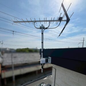 2025年8月4日　滋賀県甲賀市甲南町寺庄Y様邸　UHFアンテナ設置工事