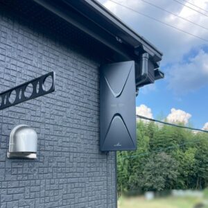 2025年9月2日　奈良県生駒市北大和M様邸　デザインアンテナ設置工事