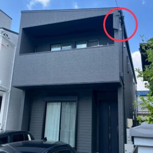 2025年9月22日　愛知県岩倉市宮前町A様邸　デザインアンテナ設置工事