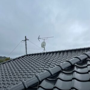 2025/9/16　鹿児島県出水市麓町H様邸　UHFアンテナ交換工事と4K8K対応BS/CSアンテナ設置工事